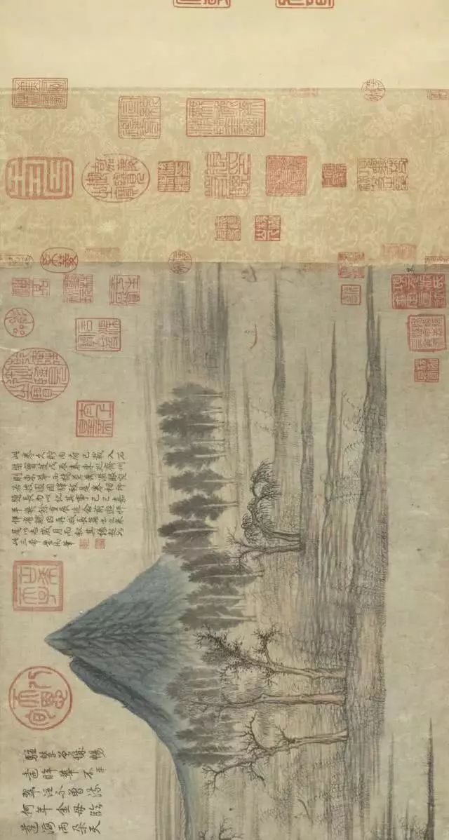 元代赵孟頫书画欣赏《鹊华秋色图》卷