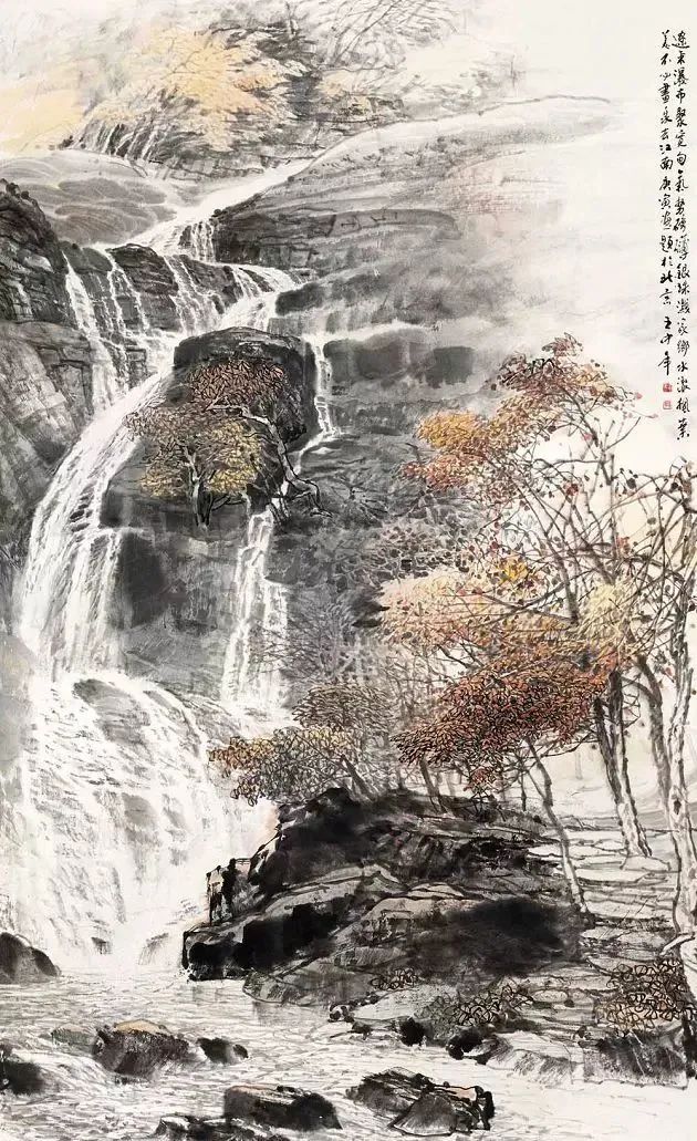 王中年的中国山水画作品欣赏图1