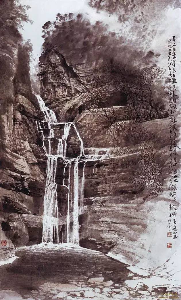王中年的中国山水画作品欣赏