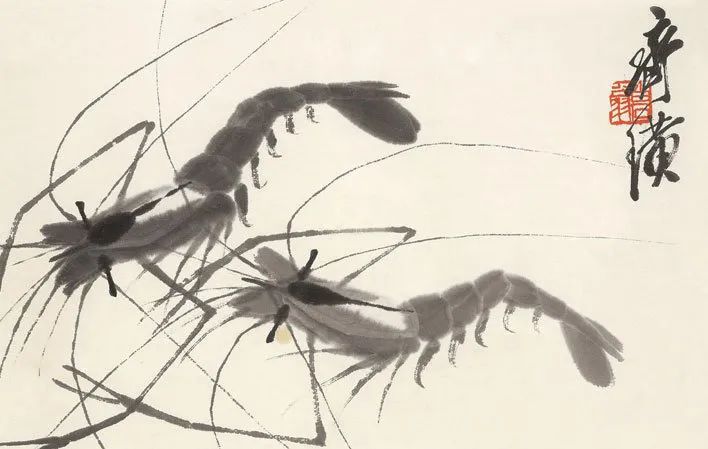 齐白石最经典的10种画虾写意
