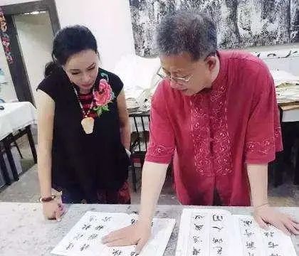 现代巨星刘晓庆书法欣赏